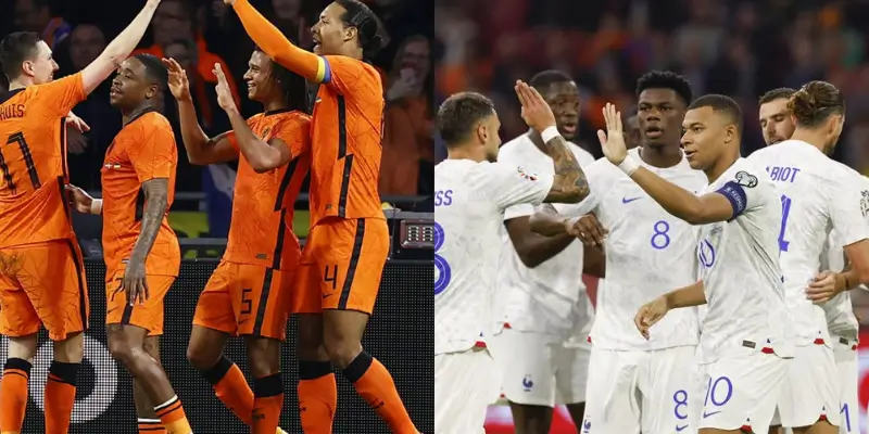 Netherlands National Football Team vs France National Football Team Timeline